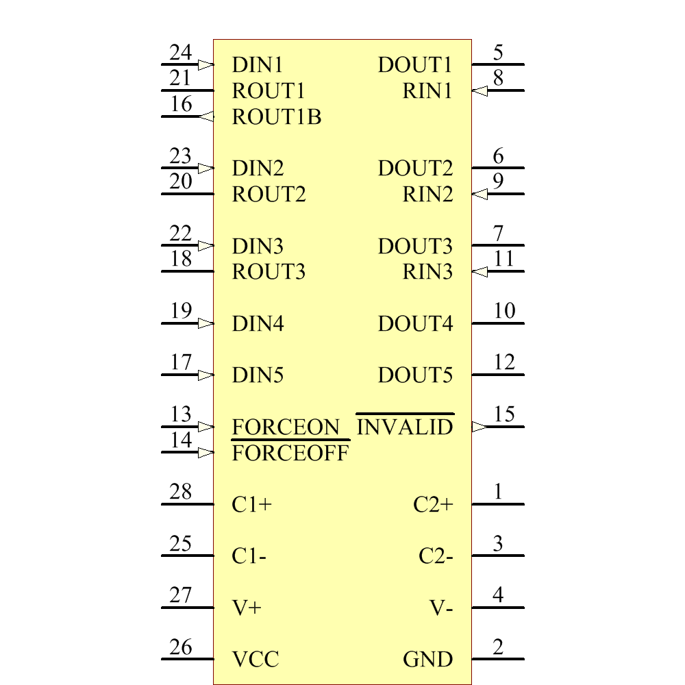 【max3238ipw pdf数据手册】_中文资料_引脚图及功能