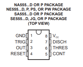 【ne555 pdf数据手册】_中文资料_引脚图及功能_(德州仪器 ti-采芯网