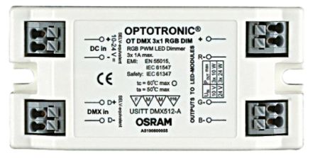 OT DMX 3X1 RGB DIM