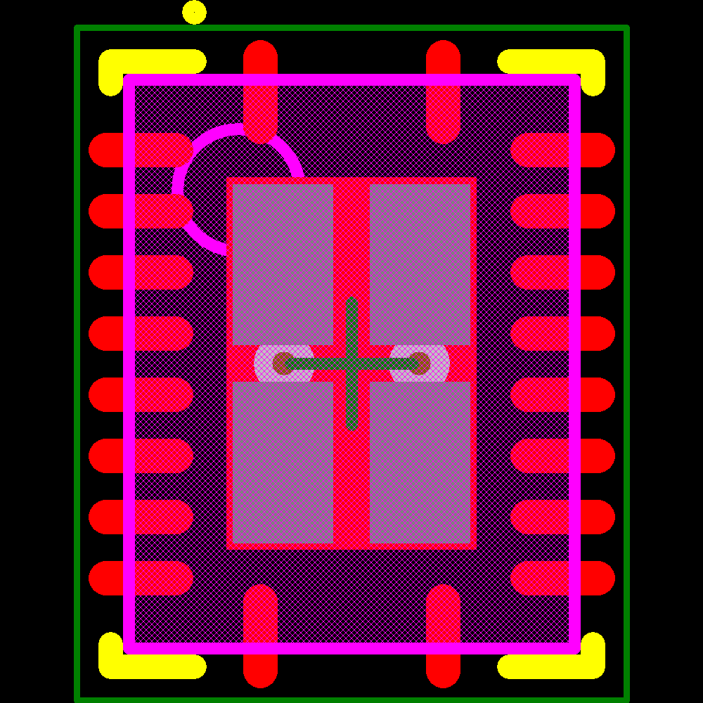 pcf8574rgyrg4 封装焊盘图