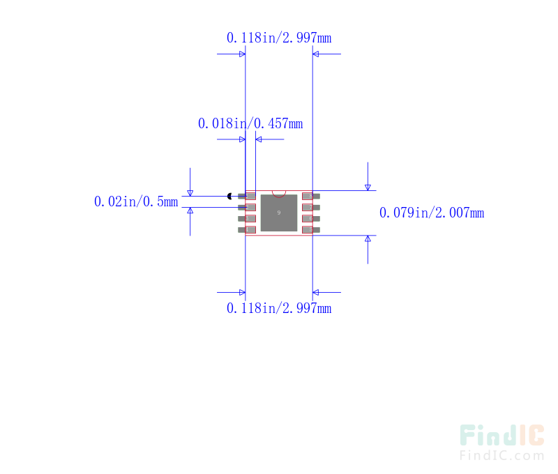 24AA014T-I/MNY Package diagram