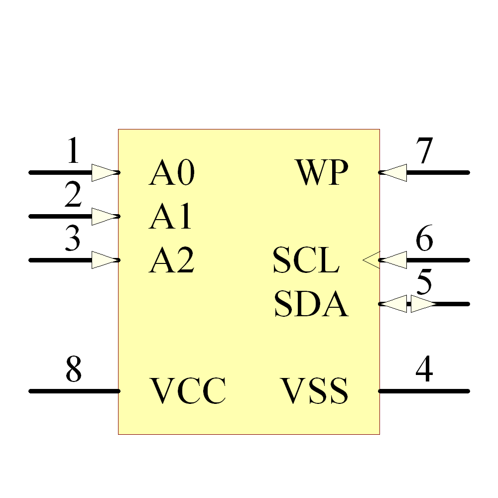 24lc02b схема включения