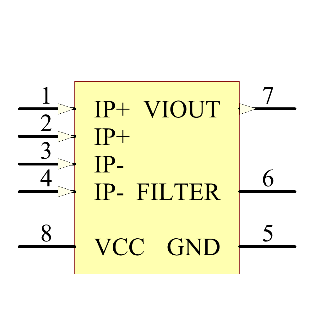 acs712elctr-20a-t 引脚图