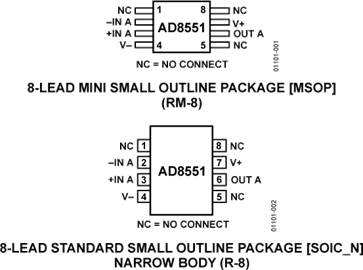 Ad8551 схема включения