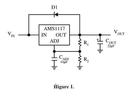 AMS1117-3.3 電路圖