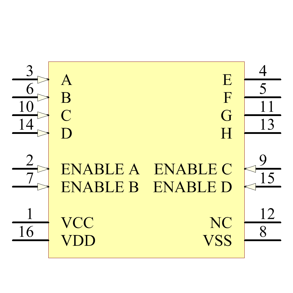 cd40109bpwre4 引脚图