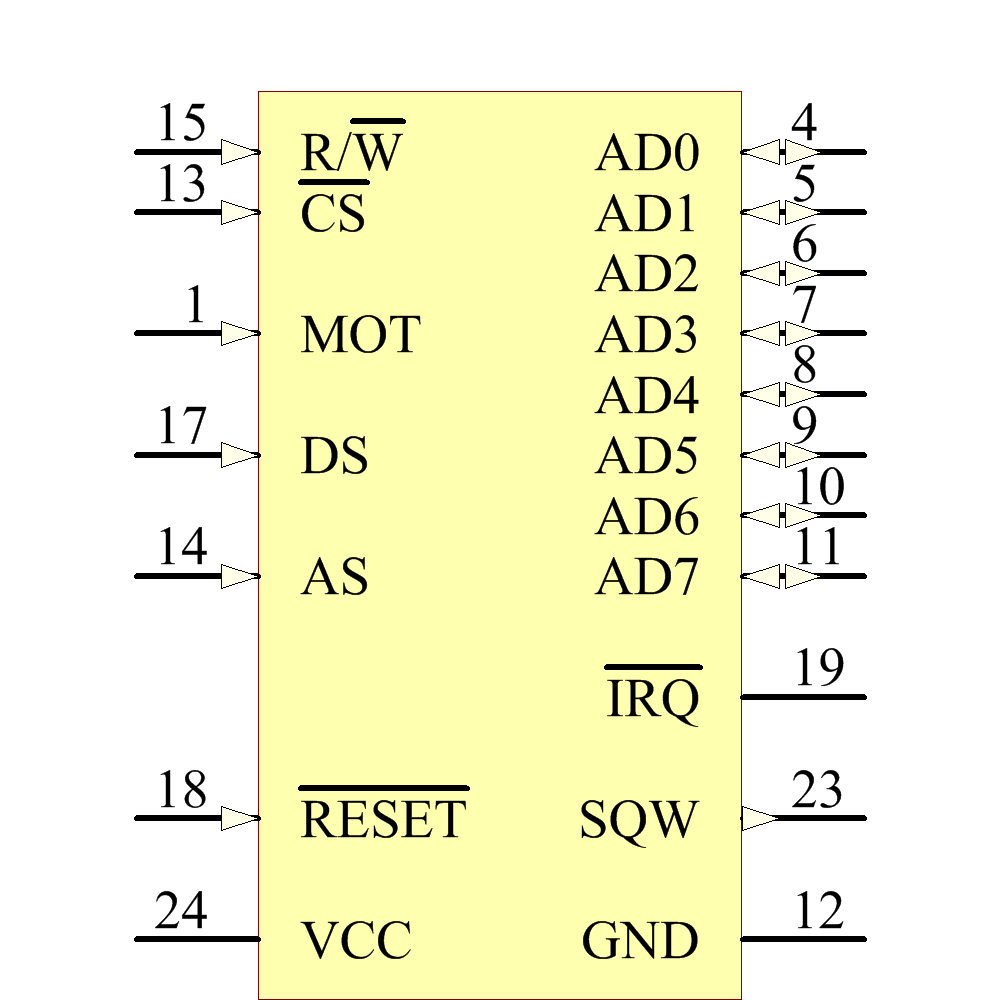 Ds12887 схемы применения