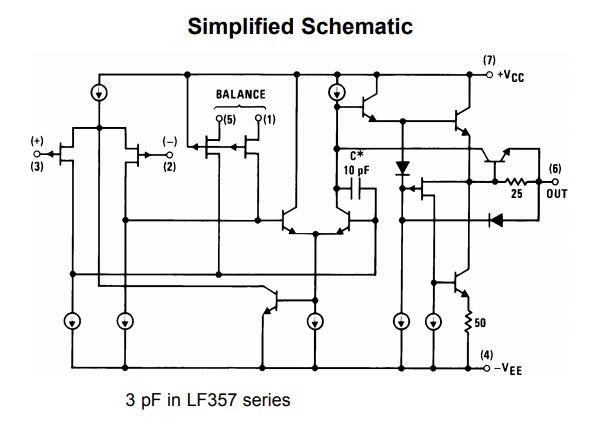 Lf357n схема включения