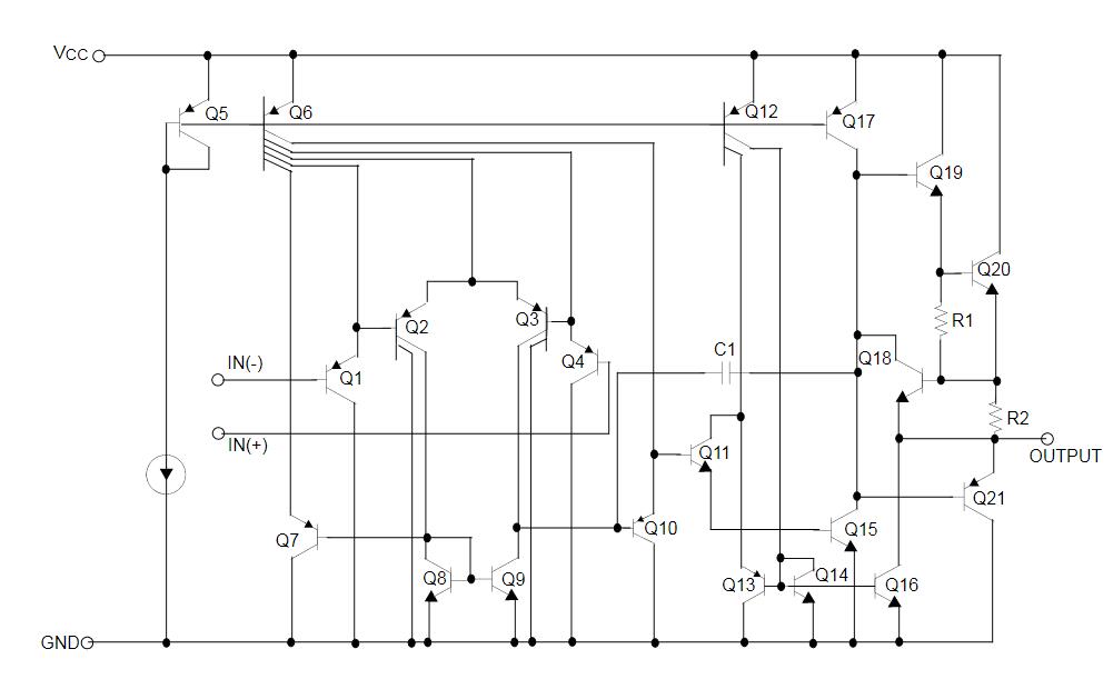 Lm324n схема включения как работает блок питания