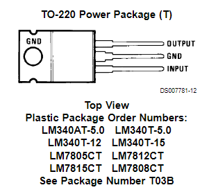 Lm340t5 характеристики схема подключения