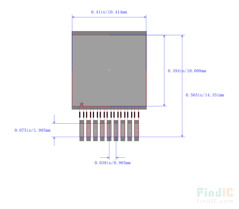  LM4755TS/NOPB package drawing