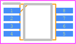  LM555CMM Packaging Pad Diagram
