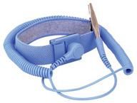 Anti Static Wrist Strap, Adjustable, 6ft Cord, Blue, Stud