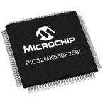 PIC32MX550F256L-50I/PF