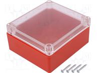 1 X Z100JFP PS Enclosure for DIN rail mounting; Y:89mm; X:69.8mm; Z:64mm; grey