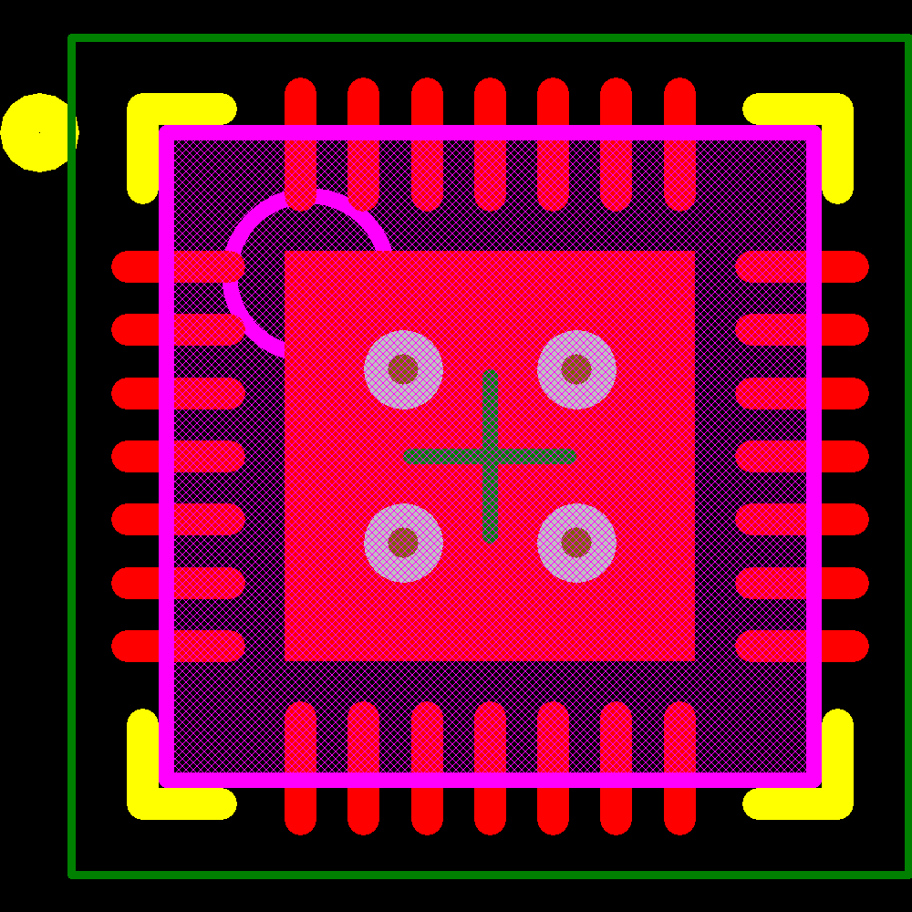 max8903aeti  封装焊盘图