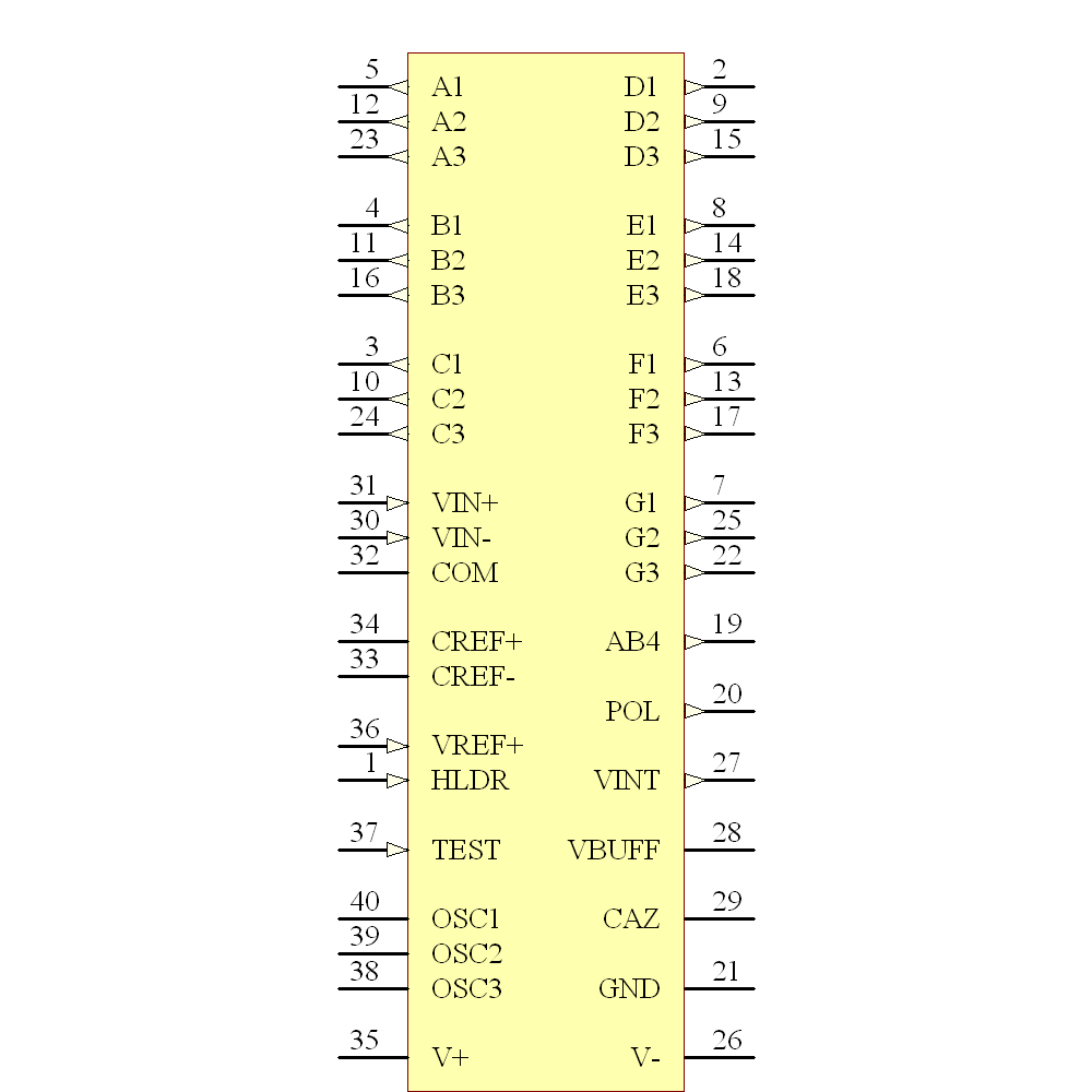 tc7117acpl 引脚图