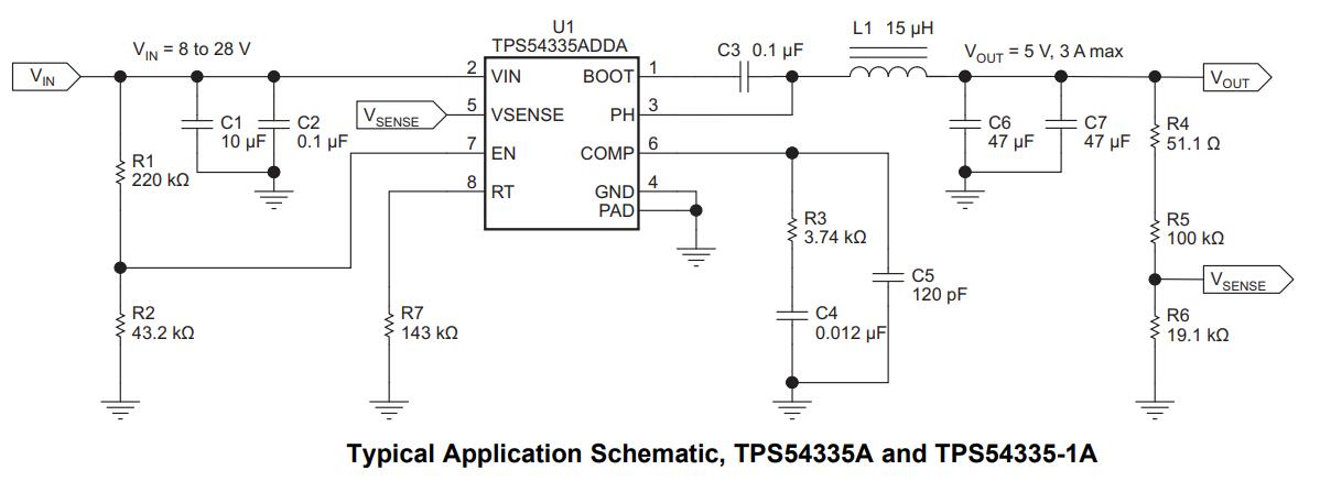 Tps5430ddar схема включения