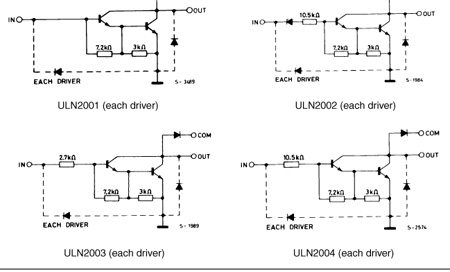 ULN2003A 电路图